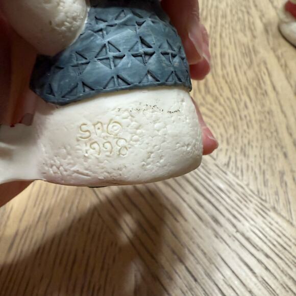 1998 Sarah’s Attic Snowonders 6406 July Snowman 4th of July Patriotic - Picture 5 of 5